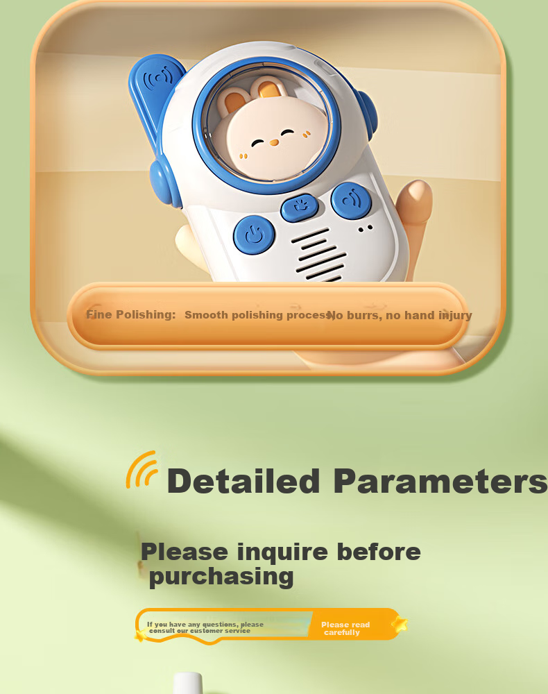 Kuangyeqishi Children's Walkie-Talkies Toy for Ages 3-6, Parent-Child Interactive Wireless Long-Distance Communication for Boys And Girls Aged 7-12, Birthday Gift 14