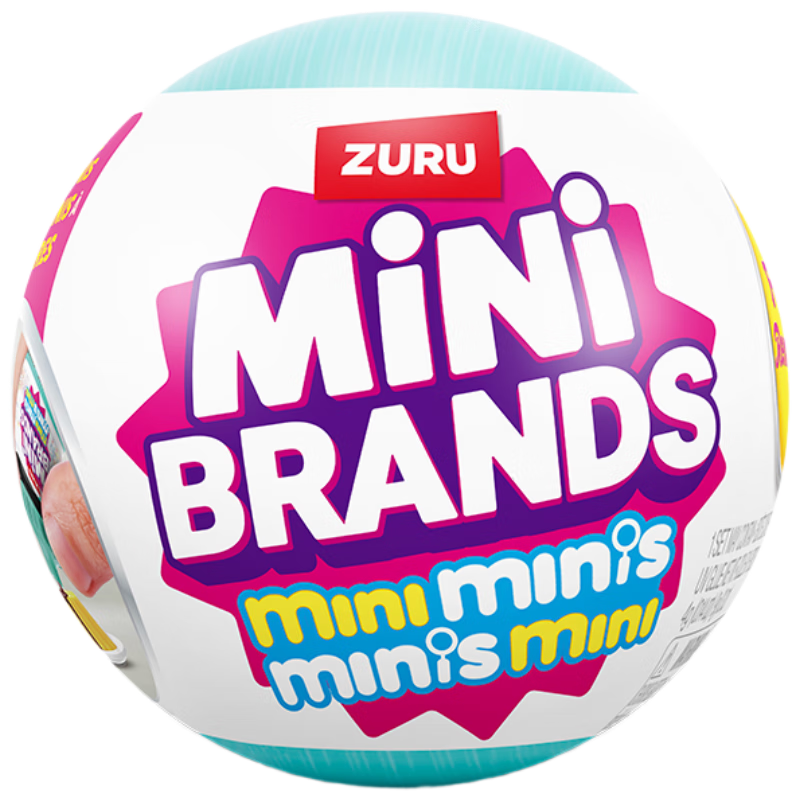 ZURU Finger Collector Refrigerator Food Miniature Toy Celebrity Edition Adult Play Toy