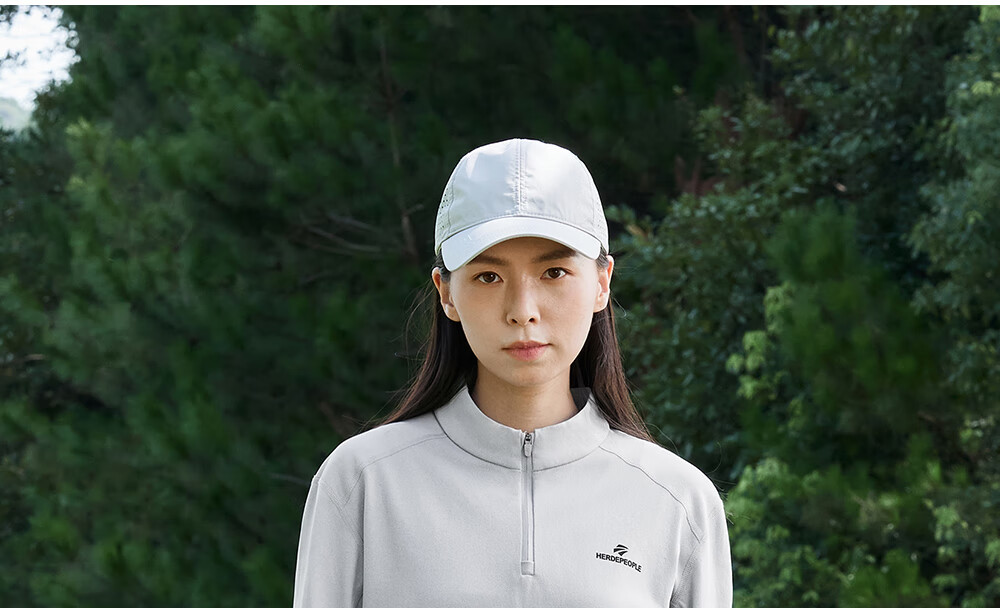 HERDE PEOPLE Muxuangzhe Autumn Half-Open Collar Long Sleeve T-Shirt Unisex Couple 10A Antibacterial Sports Moisture-Wicking Knitwear Moonlight Gray XL 8