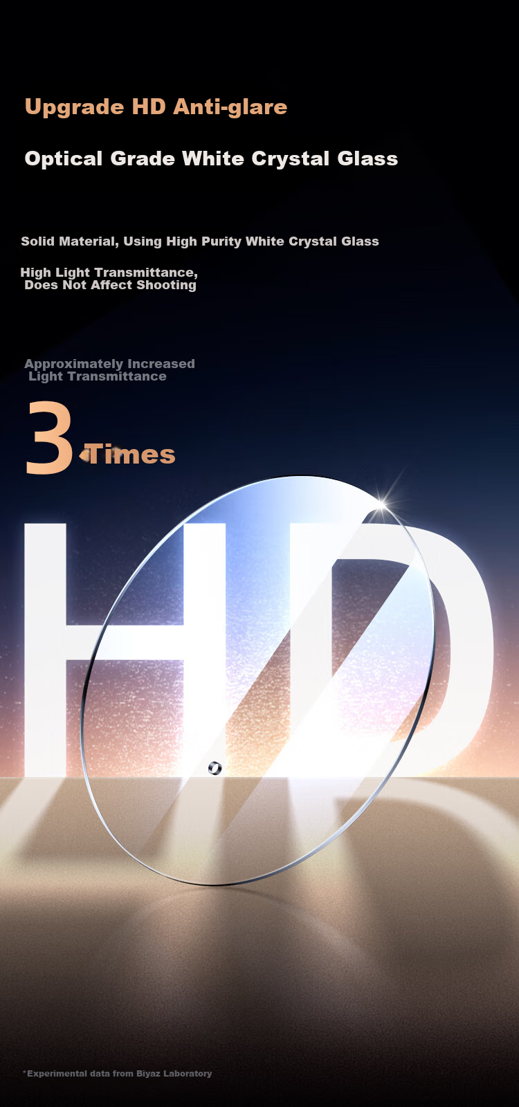 BIAZE [HD Anti-Reflective 2 Pieces] Lens Protector for Vivo X200 Ultra, X200ultra Phone Rear Camera Protective Film, Tempered Glass, Non-Destructive Pixel, JM653 6