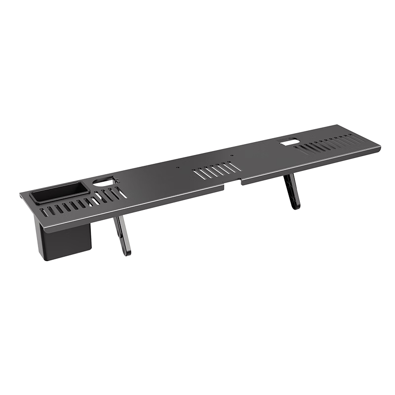 Behind the Scenes Hero Set-Top Box Storage Rack Medium Size for TV Set-Top Box Remote Control Organizer Router Stand Monitor Shelf