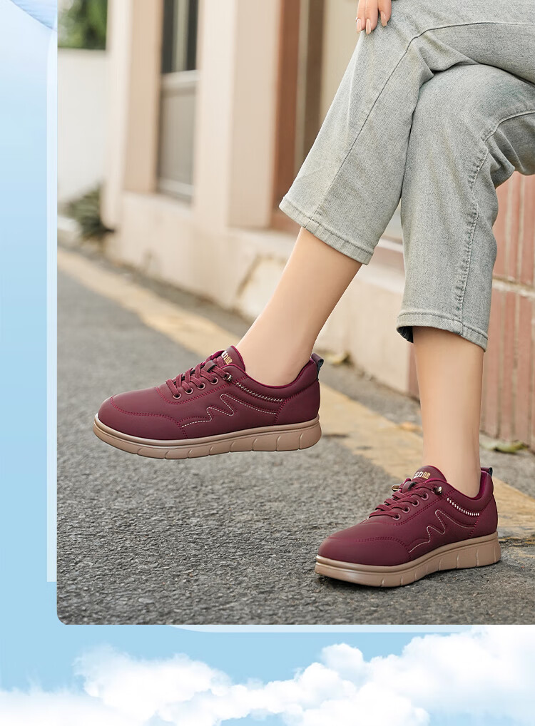 Zulijian Elderly Women's Spring Soft Sole Casual Travel Flat Shoes 6228K Black Size 37 2