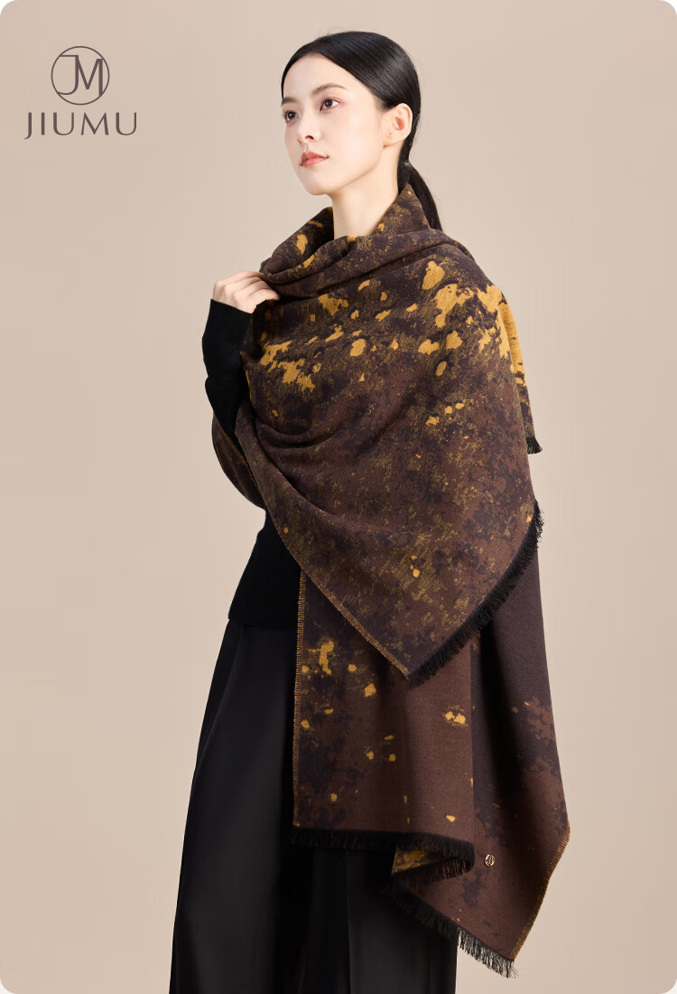 JIUMU Silk Scarf for Women Mulberry Silk Warm Shawl Gift Box Birthday Present for Mom and Girls Dragon Boat Festival 1