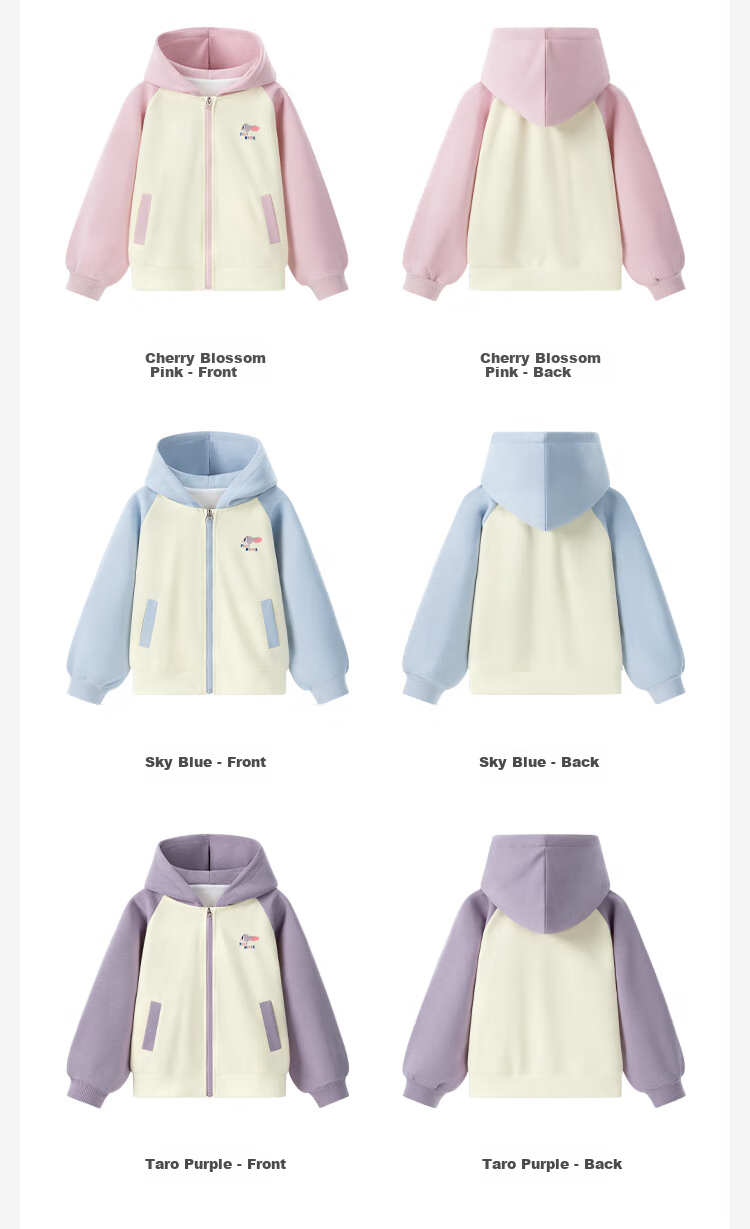 Disney Children's Jacket, Spring Girls' Hooded Sweatshirt Top, Baby Stylish Spring Outfit, Zootopia, Blue, Size 160 4