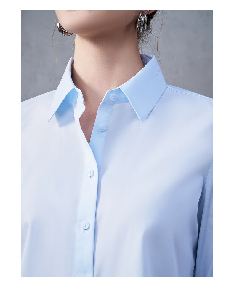 G2000 Women's 2025 Autumn Winter Long Sleeve Shirt Easy Care Cotton Comfortable Mall Same Style 6