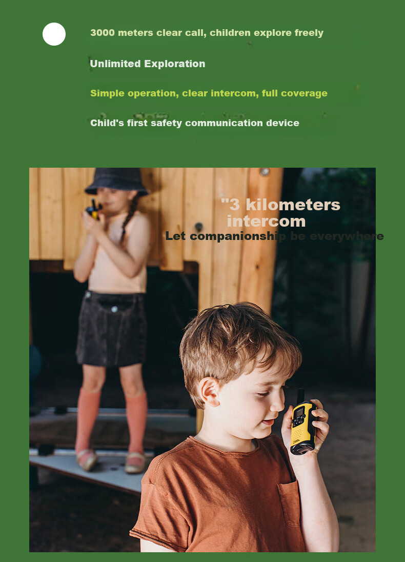 National Geographic Kids Monocular Telescope Children's Camera Walkie Talkie Outdoor Travel Gift Set 7