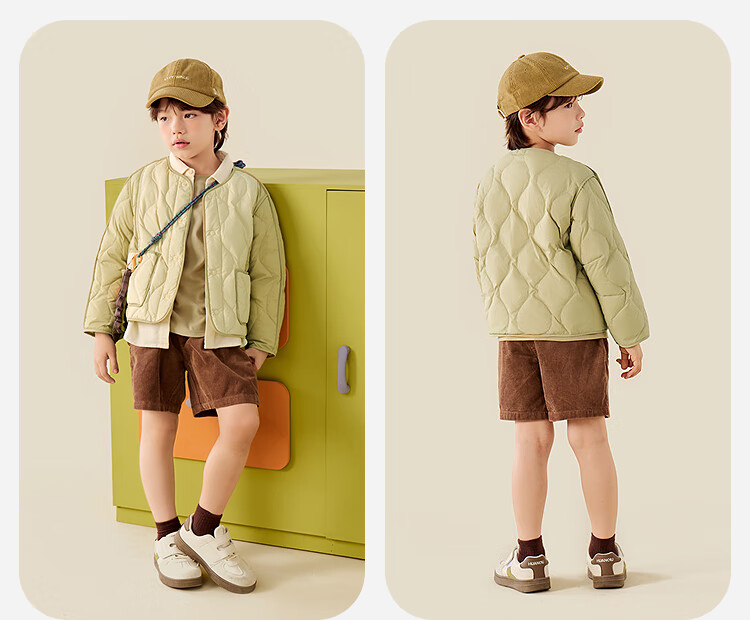 Minibala Unisex Kids Children's Down Jacket Dual-Use Lightweight Warm Coat 2025 Winter New 5