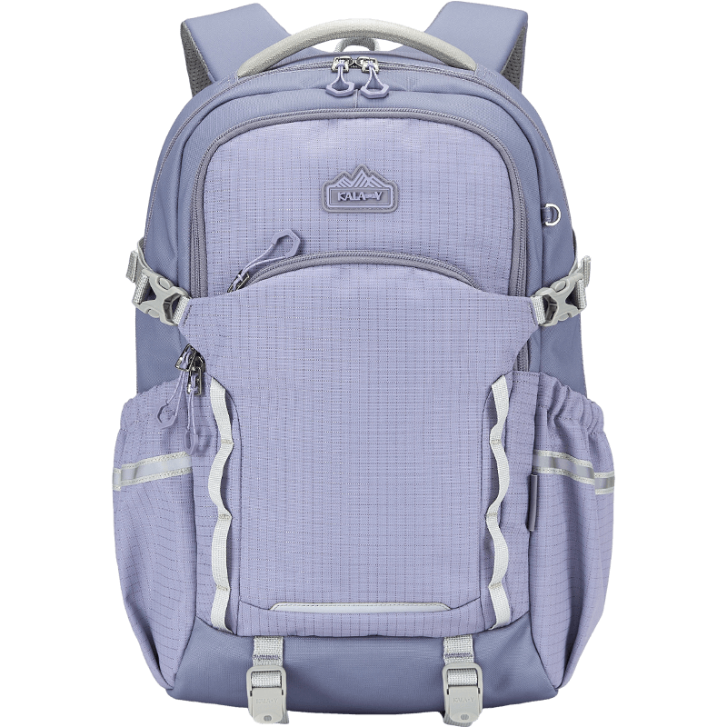 KALA·Y College Student Backpack Ultra-Light Anti-Drop Multifunctional Hug Bag Purple 30L