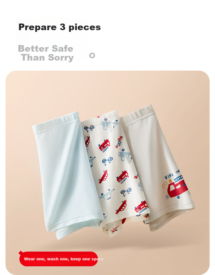 Hodo Children's Underwear, Boys And Girls, Big Kids, Boxer Briefs, Modal Antibacterial Comfort Pants, 3 Pairs, 4025 Combination, Size 110 7