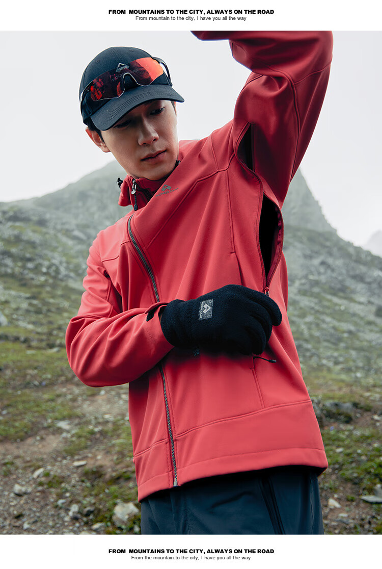Pioneer Camp Seal Softshell Jacket Men Outdoor Travel Hiking Spring Autumn Windproof Waterproof Hooded Warm Sports Coat 6