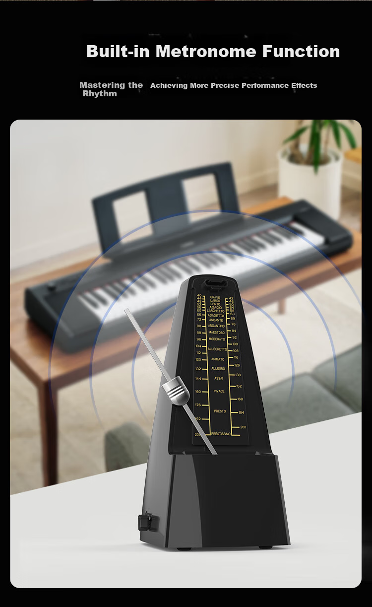 YAMAHA Digital Piano, 76 Weighted Keys, Home Use for Beginners And Children's Teaching, NP35WH White + Wooden Stand + Complete Accessories 6