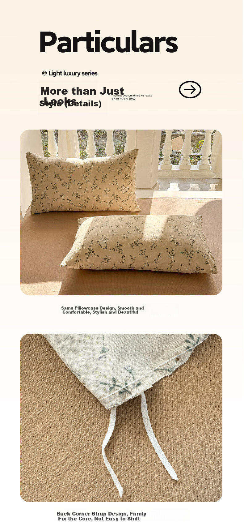 Hongdou Class A Double-Layer Gauze Duvet Cover Single Thickened Home Double Quilt Cover Skin-Friendly Naked Sleep Duvet Cover 200*230cm Spring Breeze 3