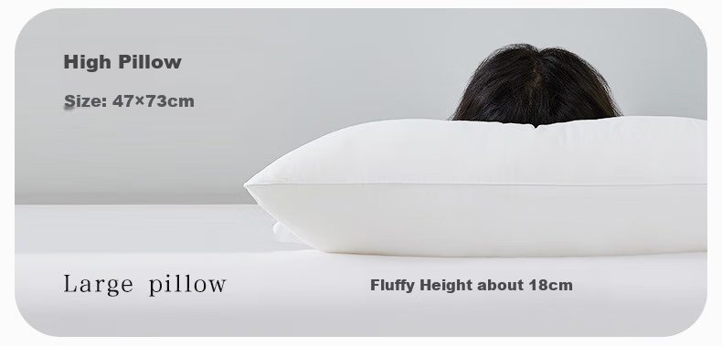 LUOLAI Home Textiles Pillow Core Hotel Star-Rated Antibacterial Anti-Mite Pillow Adult Pillow, Tech-Enhanced Cushioning Pillow, Low Pillow 15