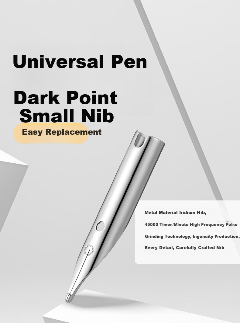 MONTAGUT [Multi-Brand Universal Hidden Nib] Fountain Pen Nibs Original 18.5 Hidden Nib Small Pack Replaceable Nibs 0.5mm (Pack of 5) 2