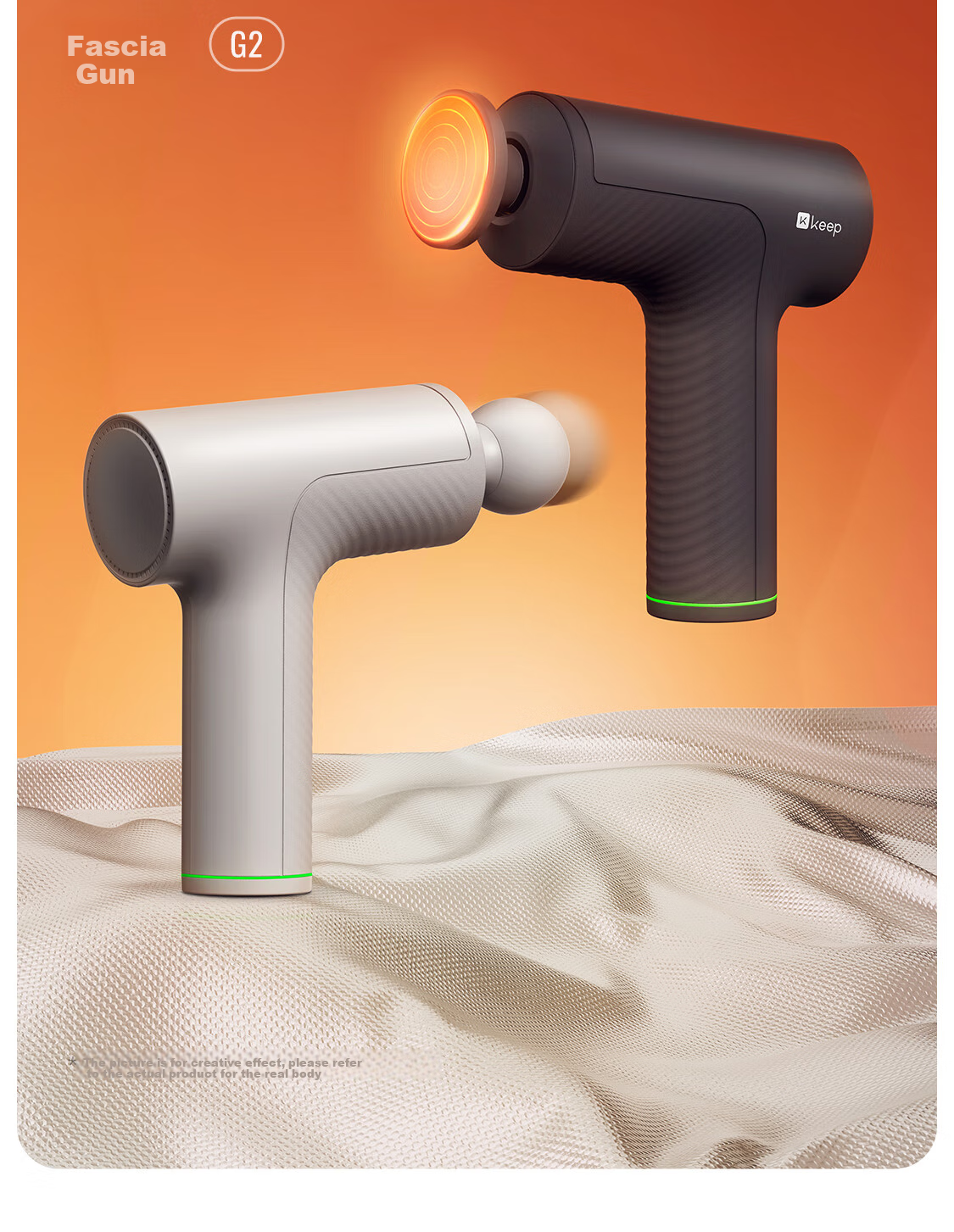 Keep Massage Gun Deep Tissue Massager Muscle Relaxation Device Gift for Men G2 Carbon Gray 3