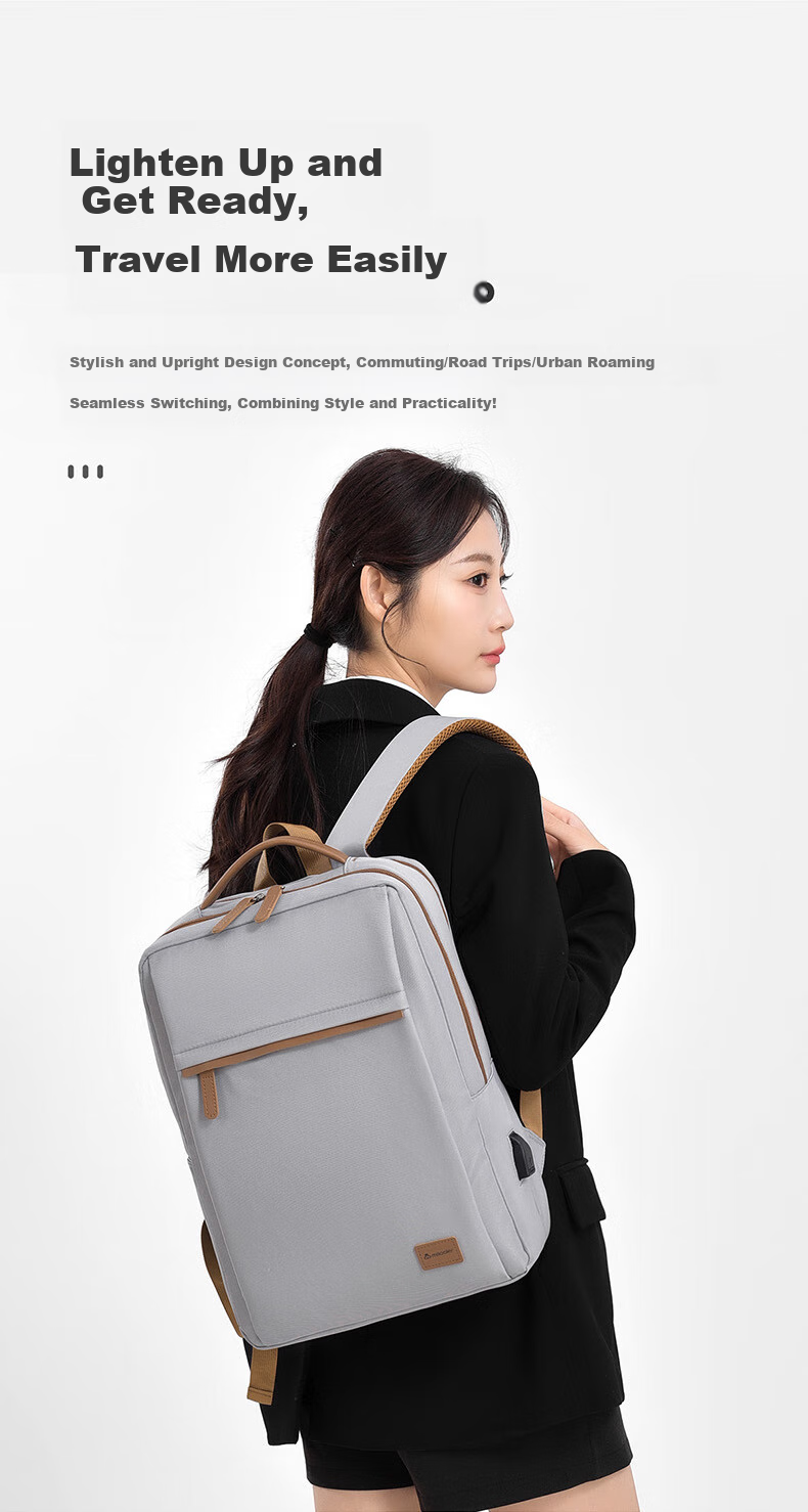 Milooky Laptop Backpack for Men And Women, Business Travel Large Capacity School Bag, 15.6/16 Inch Notebook Bag 12
