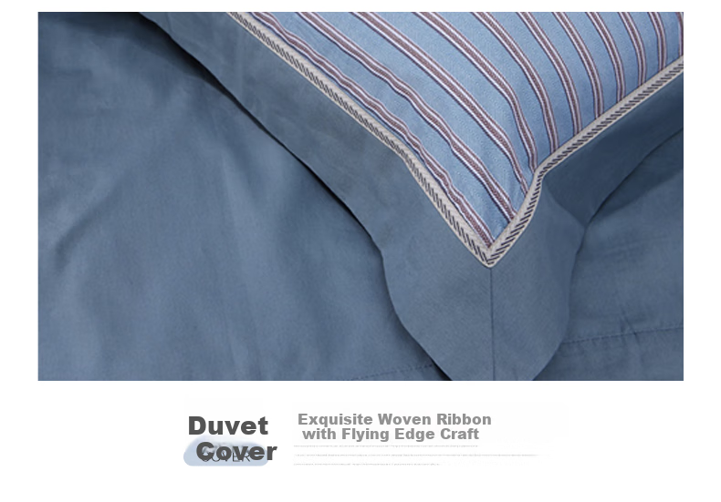 FUANNA Cotton Bedding Set, Pure Cotton Bedsheet And Duvet Cover, Unisex Simple Style for Single Or Double Bed, 203×229cm, Home Decor 13