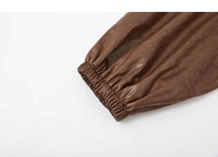 Demana [Hong Kong Style Time] Autumn Vintage Retro Old Coin Design Wrinkled Lapel Loose Small Size Women's Jacket 6