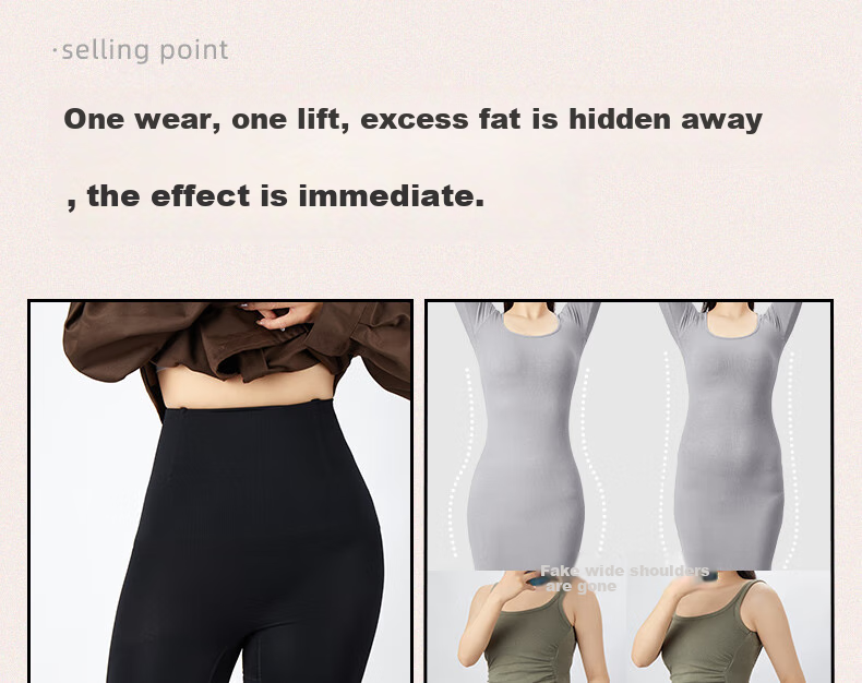 LUCKMEEY Tummy Control Shapewear Pants, Powerful Belly Slimming, Seamless Butt-Lifting High-Waist Thin Shapewear Shorts for Wome 4