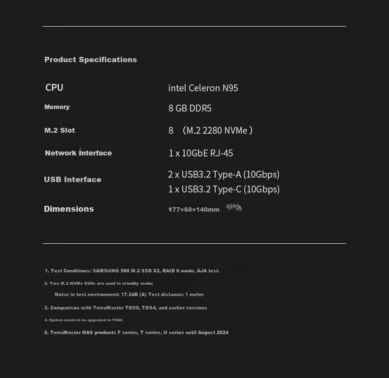 TERRA MASTER F8 SSD All-Flash 8-Bay NAS Network Storage, Team Collaboration, Private Cloud, File Sharing And Backup, Computer And Mobile Device Expansion (4-Core 8GB RAM) 26