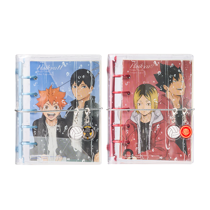 Deli Haikyuu Volleyball Themed Refillable Notebook Student Diary Hardcover SN931
