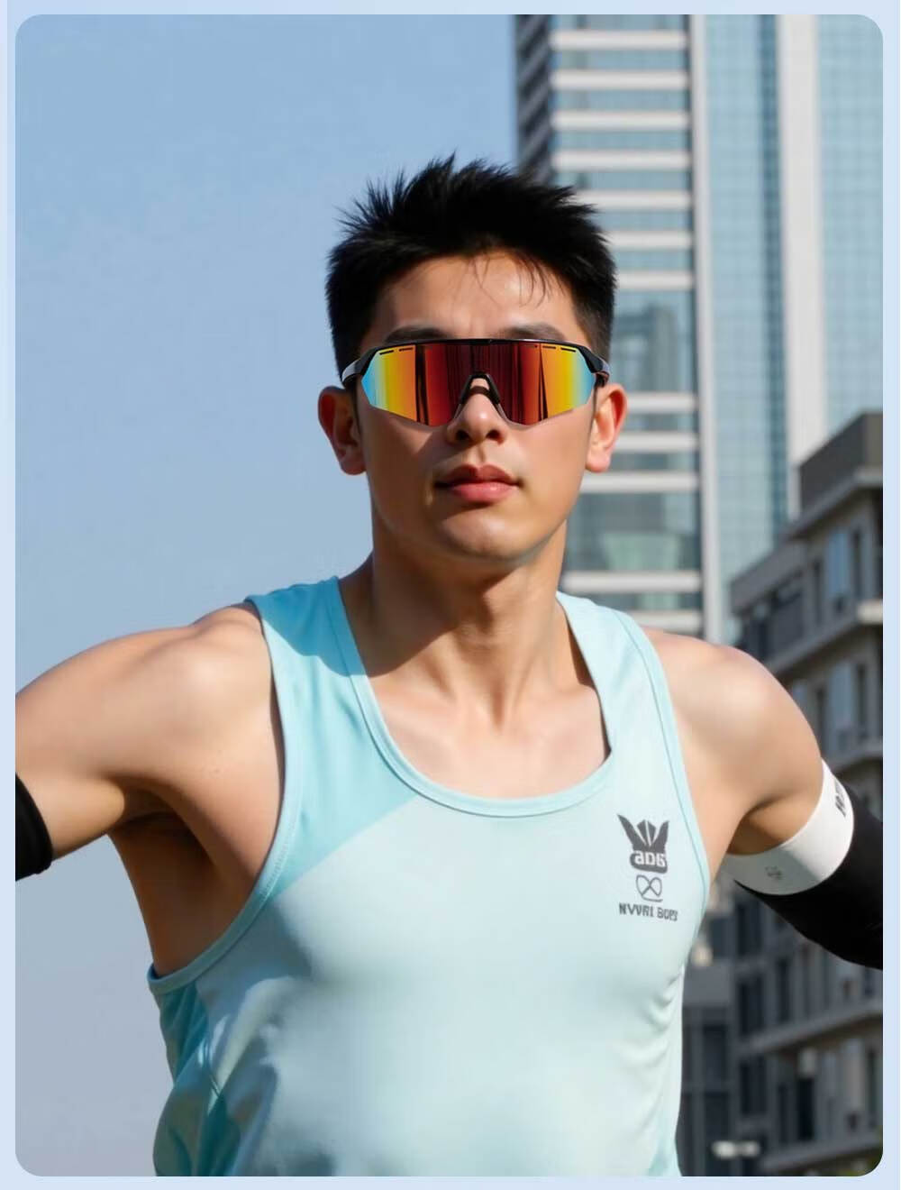 CAXMAN Cycling Glasses, Sports Running Sunglasses, Men's And Women's UV Protection, Hiking Sunglasses, Outdoor Protective Eyewear 3