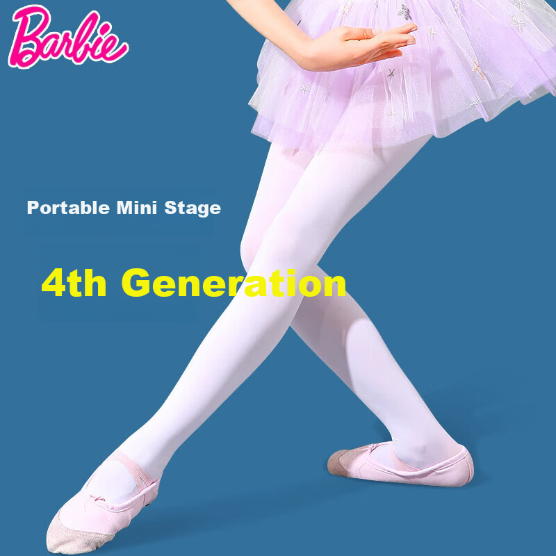 Barbie Children's Tights, Girls' Dance Socks, Thin White Stockings for Spring And Autumn, Girls' Leggings, Practice And Performance Underwear Socks