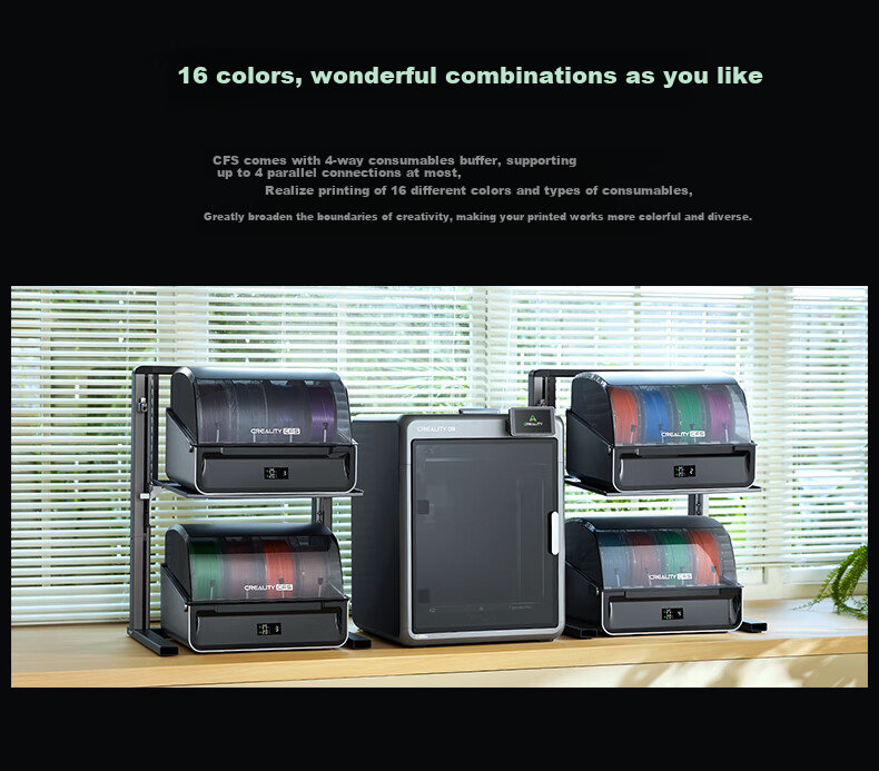 Creality K2 3D Printer Desktop Home FDM Fully Automatic Leveling Large Size High-Speed 3D Printing Machine 6