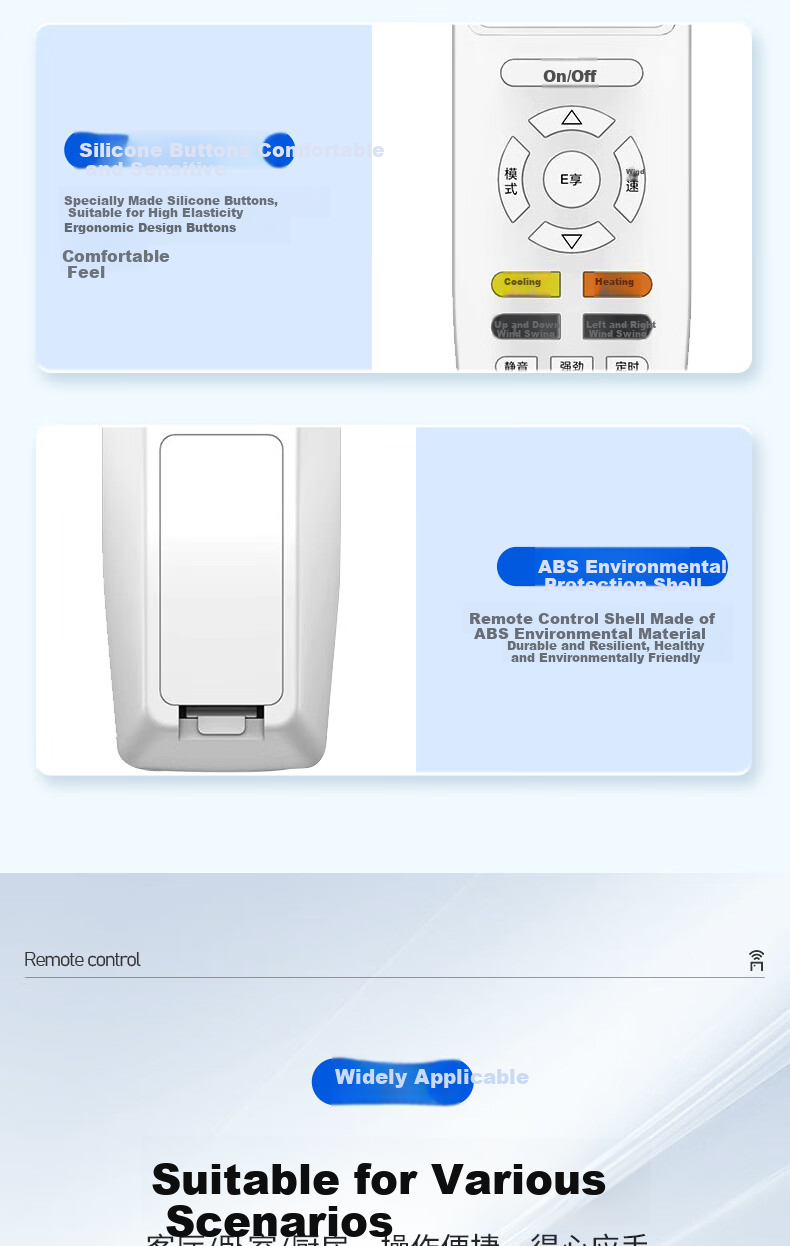 Dongpuli Compatible with Gree Air Conditioner Remote Control for Floor-Standing And Wall-Mounted Units, All Models YBOF2 YADOF YAPOF YAPOF3 Universal 11