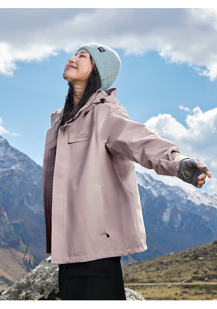 Pioneer Camp Zhuque Women's Three-In Goose down Jacket, Autumn And Winter Waterproof And Stain-Resistant Women's Jacket, Lightweight Down Coat 14