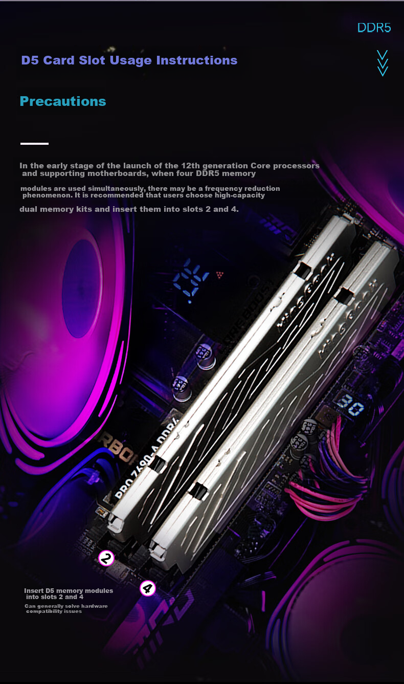 KINGBANK 32GB (16GB X 2) Kit, DDR5 6000 Desktop Memory Module, Hynix A-Die Chips, White Blade RGB Light Bar, C28, AI Computer Accessory 8