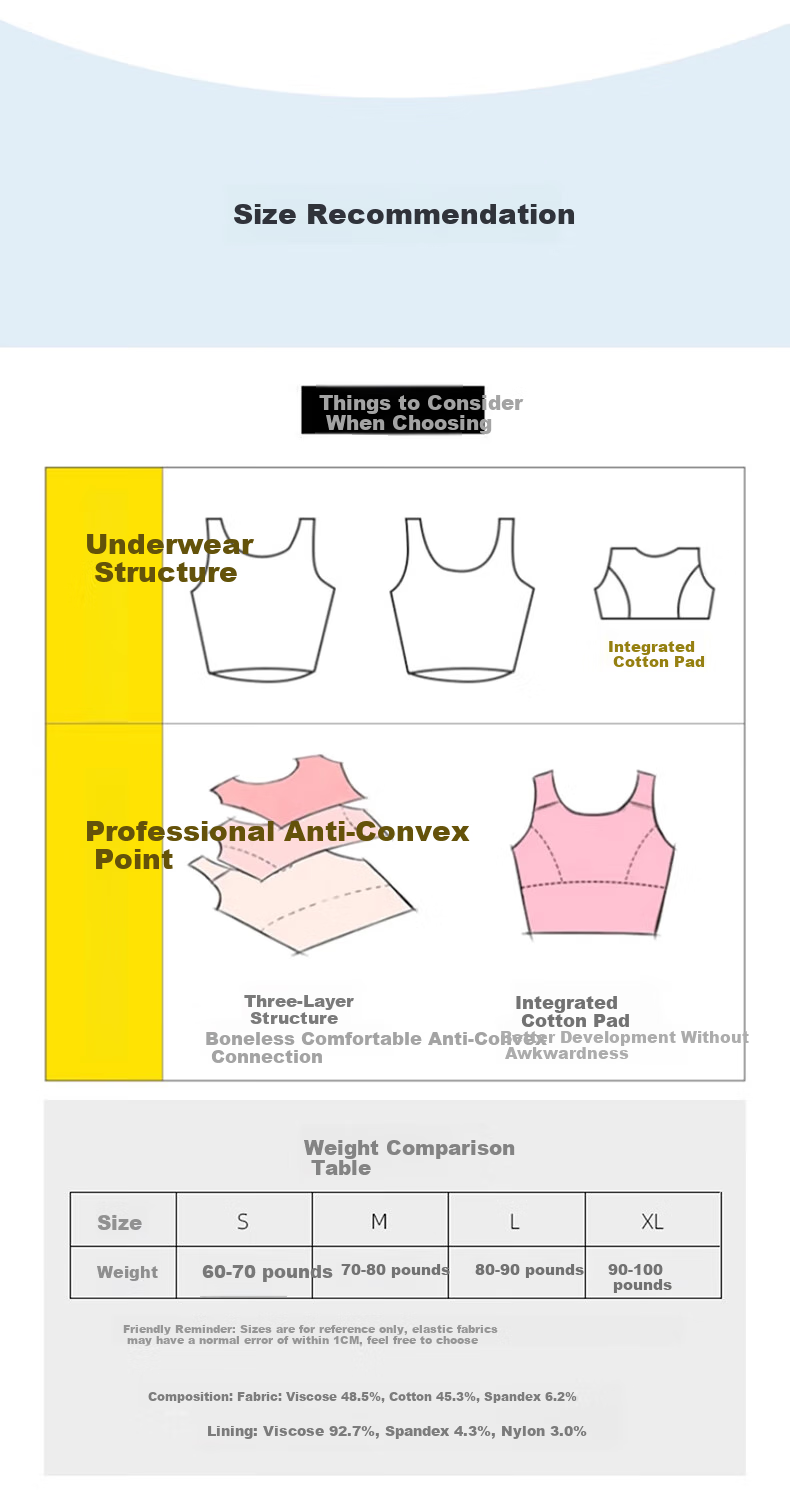 Ziyouxi Girls' Underwear for Elementary School Students in Puberty, Ages 8-12, Children's First Stage Camisole Thin Bra for Young Girls 14
