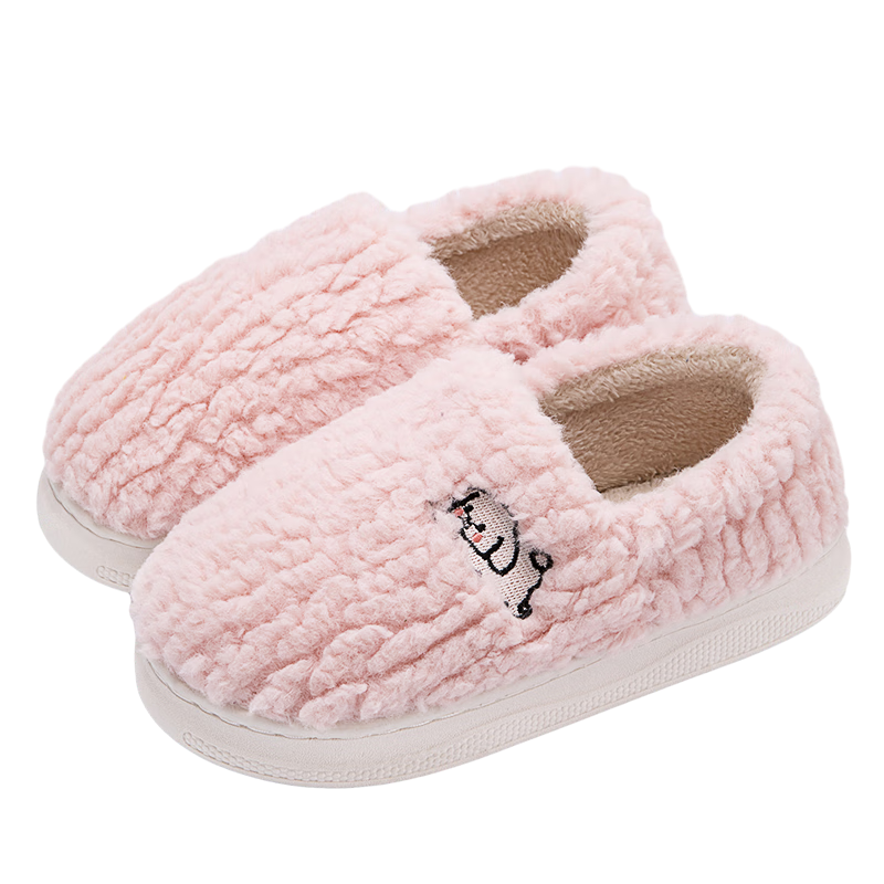 Runrou Full-Coverage Cotton Slippers for Women Autumn Winter 2025 New Plush Indoor Warm Maternity Cotton Shoes