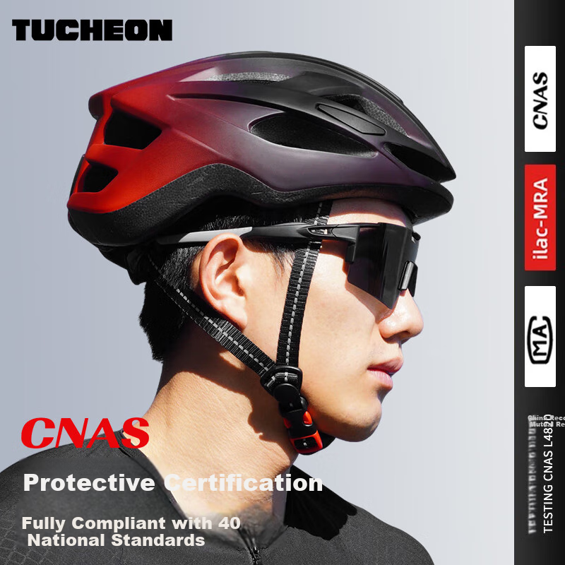 Ousen Cycling Helmet, Bicycle Helmet, Aerodynamic Mountain Road Bike Integrated Molding, Safety Helmet for Men And Women with Tail Light