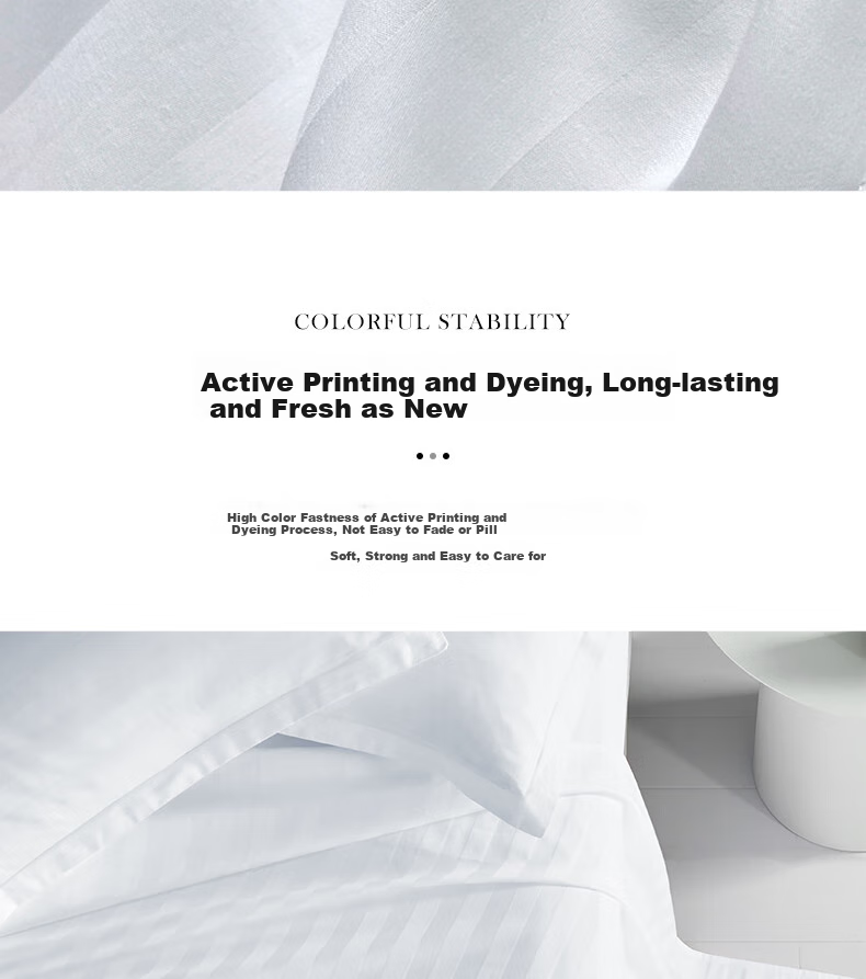 Yuanshenghuo White Single Bed Sheet, 60s Satin Pure Cotton Bedding, Hotel Guesthouse Bed Cover Skirt, 230*250cm 9