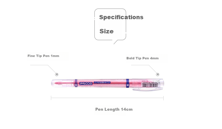 SAKURA Dual-Tip Highlighter Pen, 6 Colors, for Journaling, Exam Review, And Key Marking, Gray + Orange 5