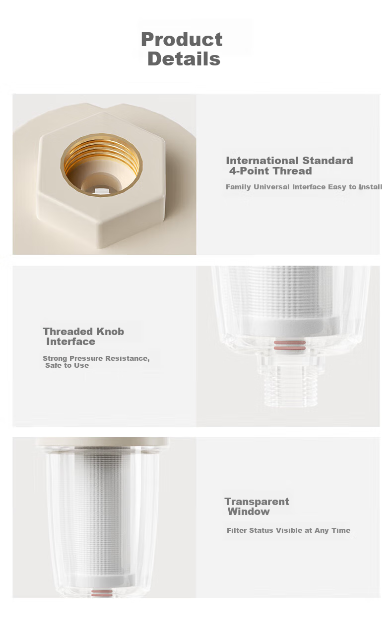 XiaoZhi [Price Protection 618] Pre-filter 3.6T/H Water Heater Water Purifier Tap Shower Skin Care Chlorine Removal Bath 1 Unit 1 Cartridge SQ05-W 13