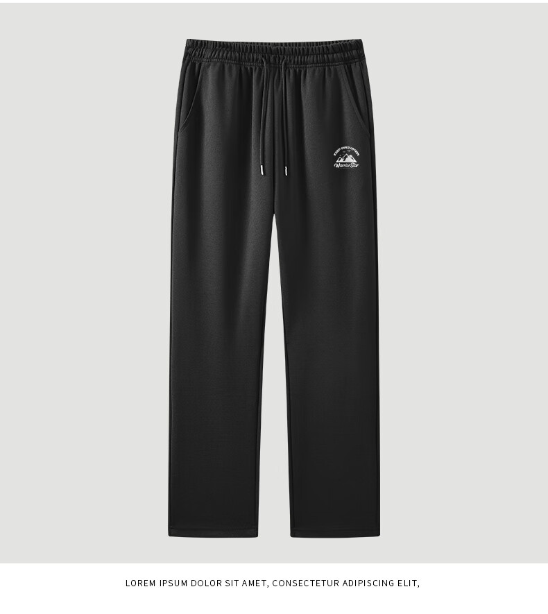 Warrior Men's Winter Fleece-Lined Thickened Warm Cotton Sports Pants Running Fitness Loose Casual Trousers 15