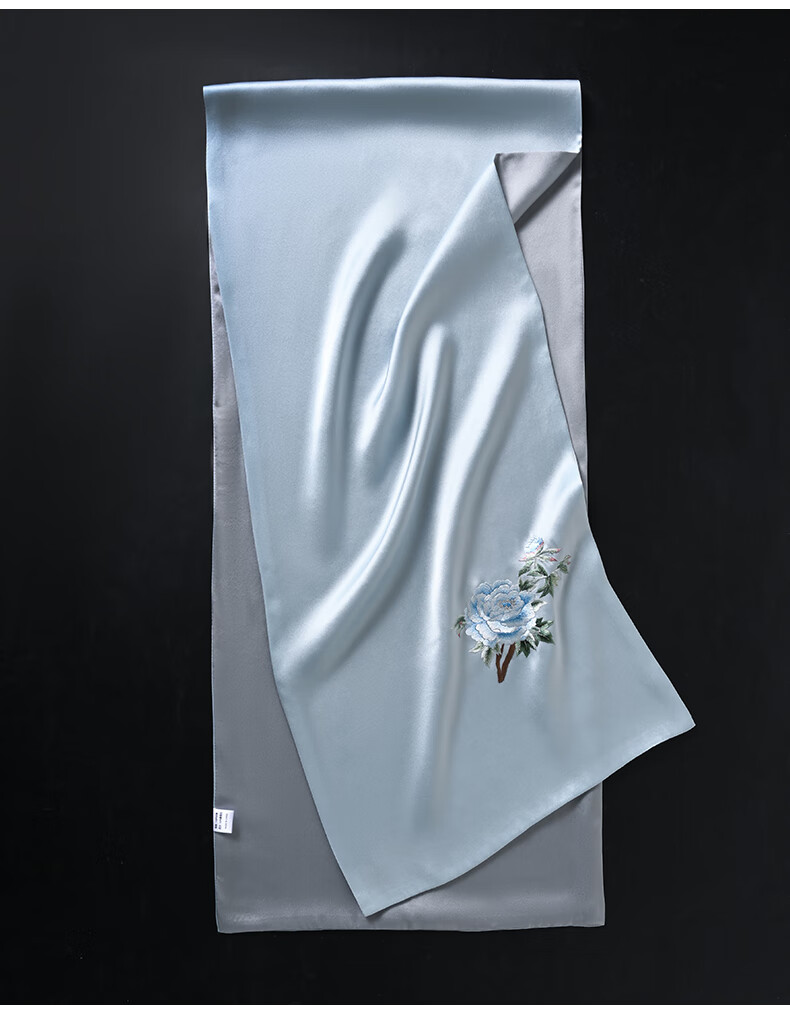 Hangsilu Silk Scarf, Women's Mulberry Silk Shawl, High-End Birthday Gift, Holiday Present for Mom And Elders 21