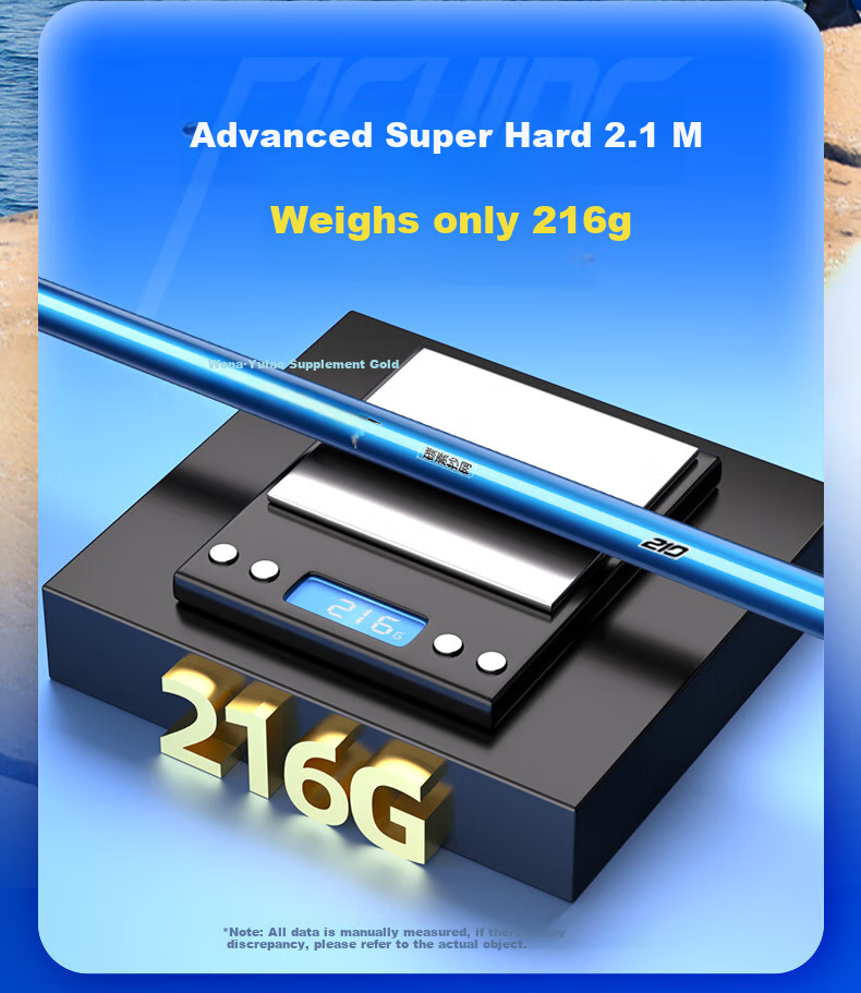 Woding Carbon Fiber Fishing Rod, Ultra-Light And Ultra-Hard, Telescopic And Extendable, for Catching Big Fish 11