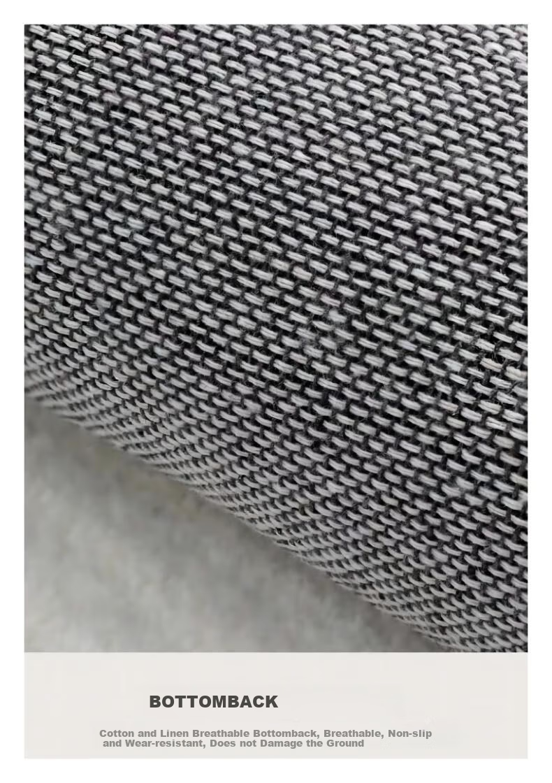 Qimian Living Room Carpet, Light Luxury Minimalist Design, Skin-Friendly, Non-Slip, Dirt-Resistant, Suitable for Sofa, Coffee Table, Bedroom, Large Area Rug, 200*300cm 11