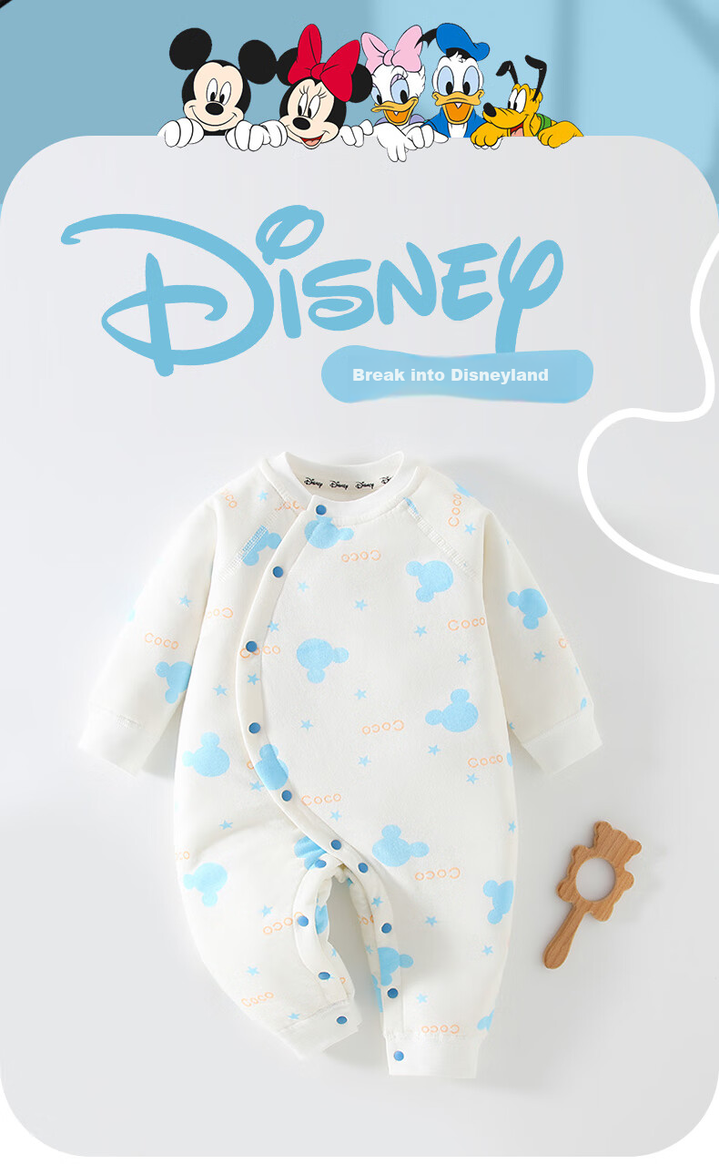 Disney Infant Clothes, 60g Newborn Onesie, Padded Full Moon Baby Romper, Hundred Days Sleepwear, Spring Autumn Winter Seaso 2