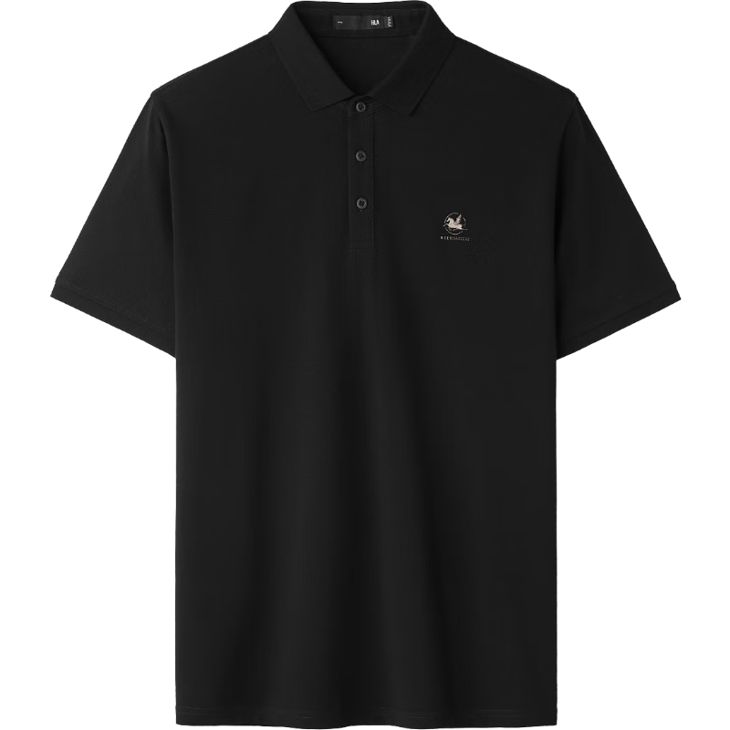 HLA Hailan Home Men's Short Sleeve Polo Shirt 26 New Year of the Horse Dunhuang Series Cooling Short Sleeve Summer Shirt