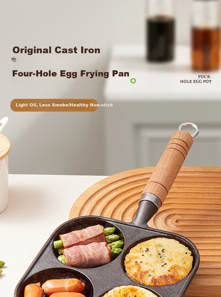 Baijie Sausage Grilling Pan, Home Use Starch Sausage Maker, for Grilling Rice Cakes, Lamb Skewers, Gluten, Sausages, Outdoor Grilling Plate 1
