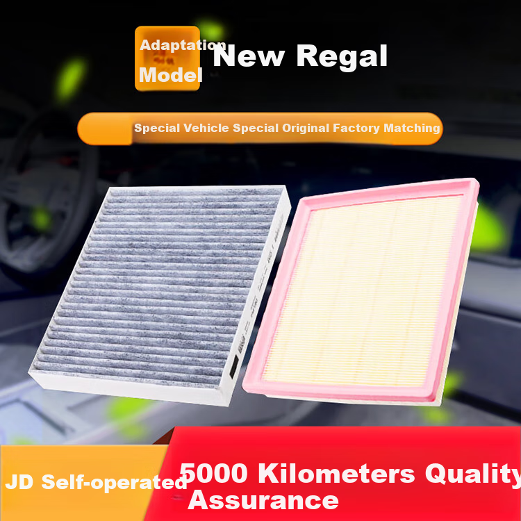 Ouji Car Air Conditioning Filter Set + Air Filter Cleaner for 2015-2021 New Buick Excelle (1.0T/1.4T/1.5L) 1