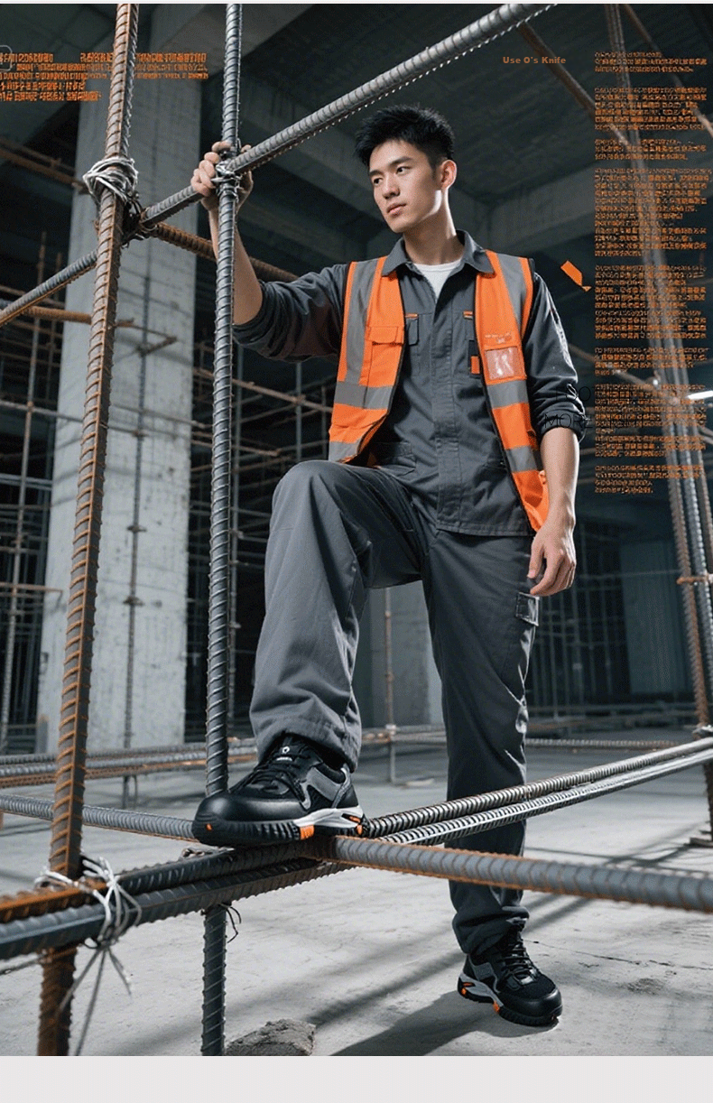 Weierdun Safety Shoes for Men, Anti-Smashing And Puncture-Resistant, 10KV Insulated Work Site Electrician Power Grid Safety Shoes 1109SKV Size 41 12