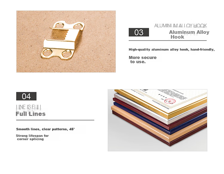 Jinlongxing Business License Certificate Frame A4 Aluminum Alloy Vertical Version, Suitable for Three-In Certificates, Enterprise Office Use, Honor Certificate Frame, Tight Corner Seams, Durable, Colorfast 5