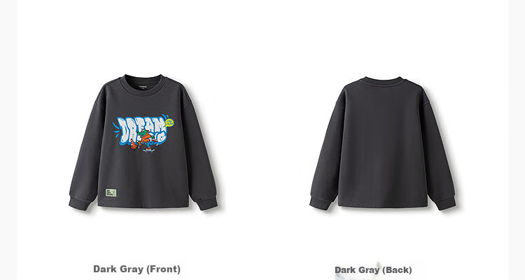BALABALA Balaone Girls' Sweatshirt, Children's Autumn T-Shirt, Sweet And Fashionable for Older Kids, 208325121001 15