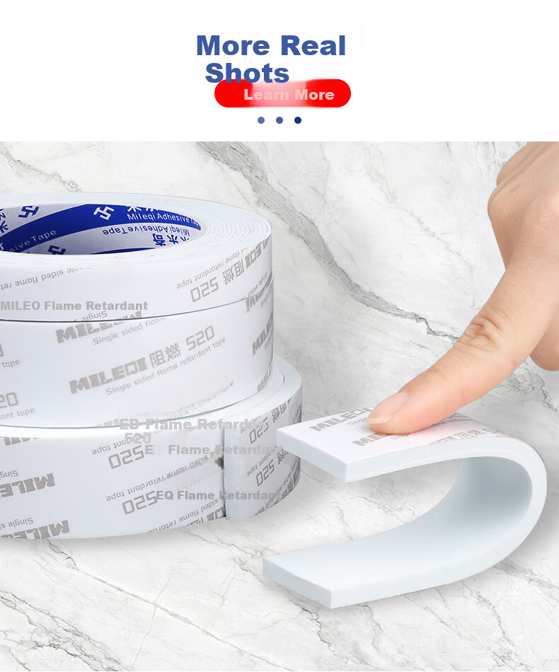 Mileqi Single-Sided Sponge Tape for Kitchen Stove Gaps, Waterproof Self-Adhesive Flame-Retardant Sealing Shock-Absorbing Black - 15mm Thick - 50mm Wide - 2m Long, 1 Roll 7