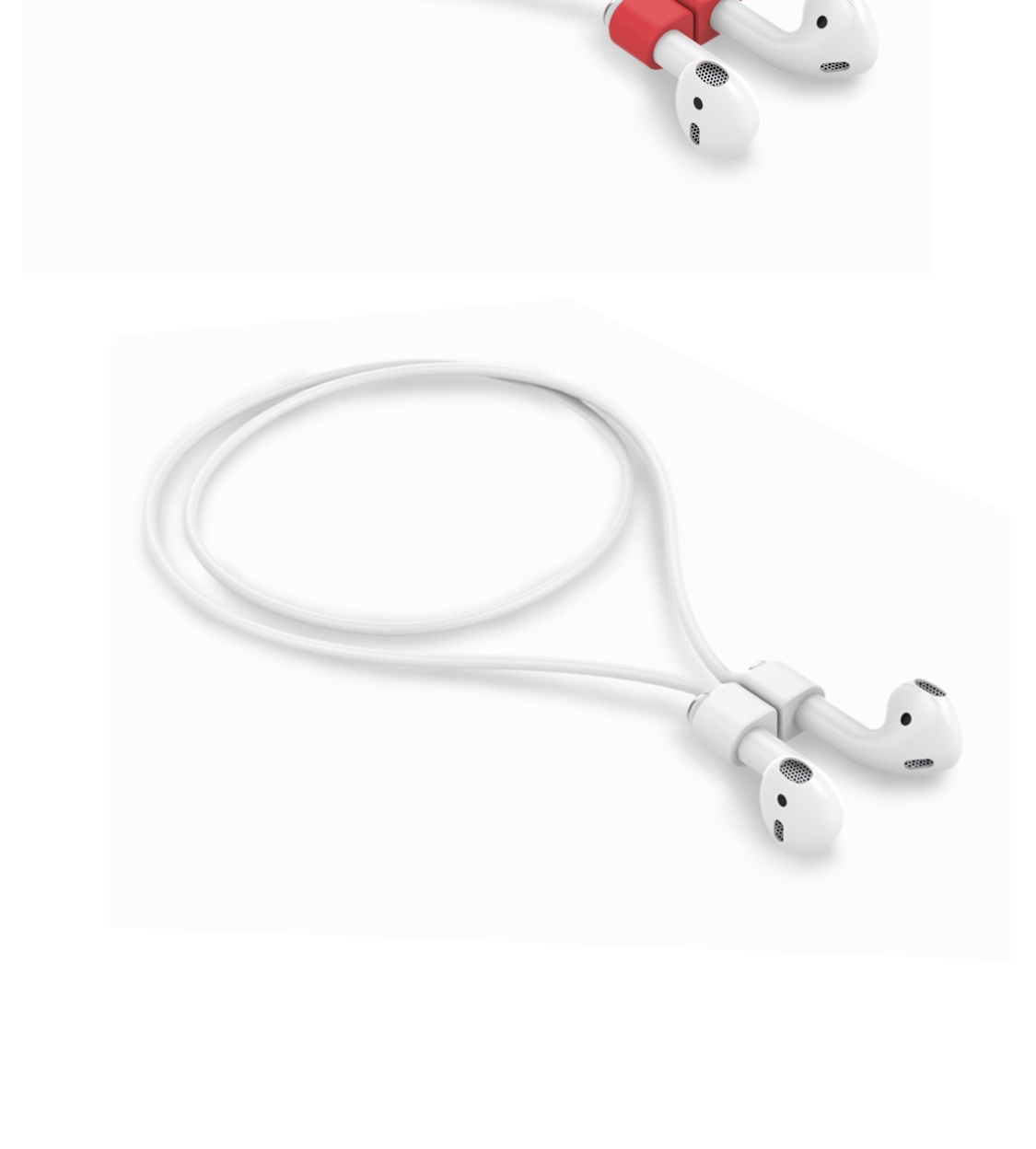 ESCASE Apple Airpods2/pro/3 Wireless Bluetooth Sports Earphones Xiaomi Huawei Walker OV Anti-Loss Rope for Travel Anti-Drop Magnetic Adsorption White 10